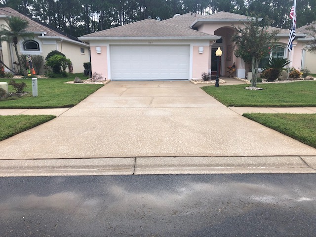 Driveway Washing Performed In Port Orange, Florida