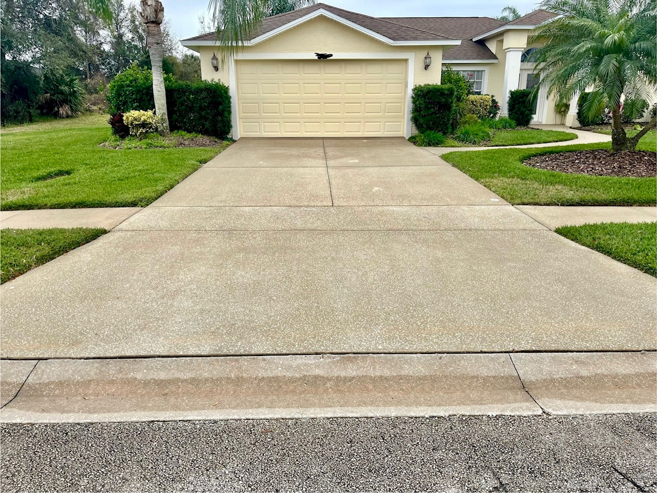 Driveway Washing Project Completed In Port Orange, Florida
