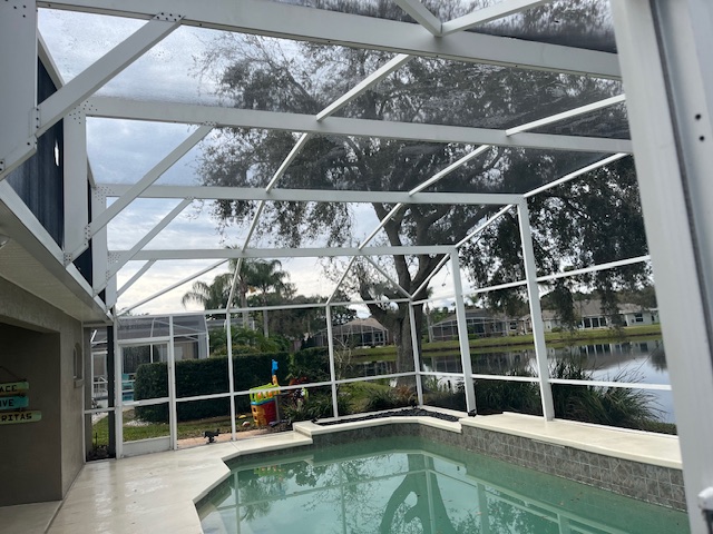 High Quality Pool Enclosure Cleaning In Port Orange, Florida