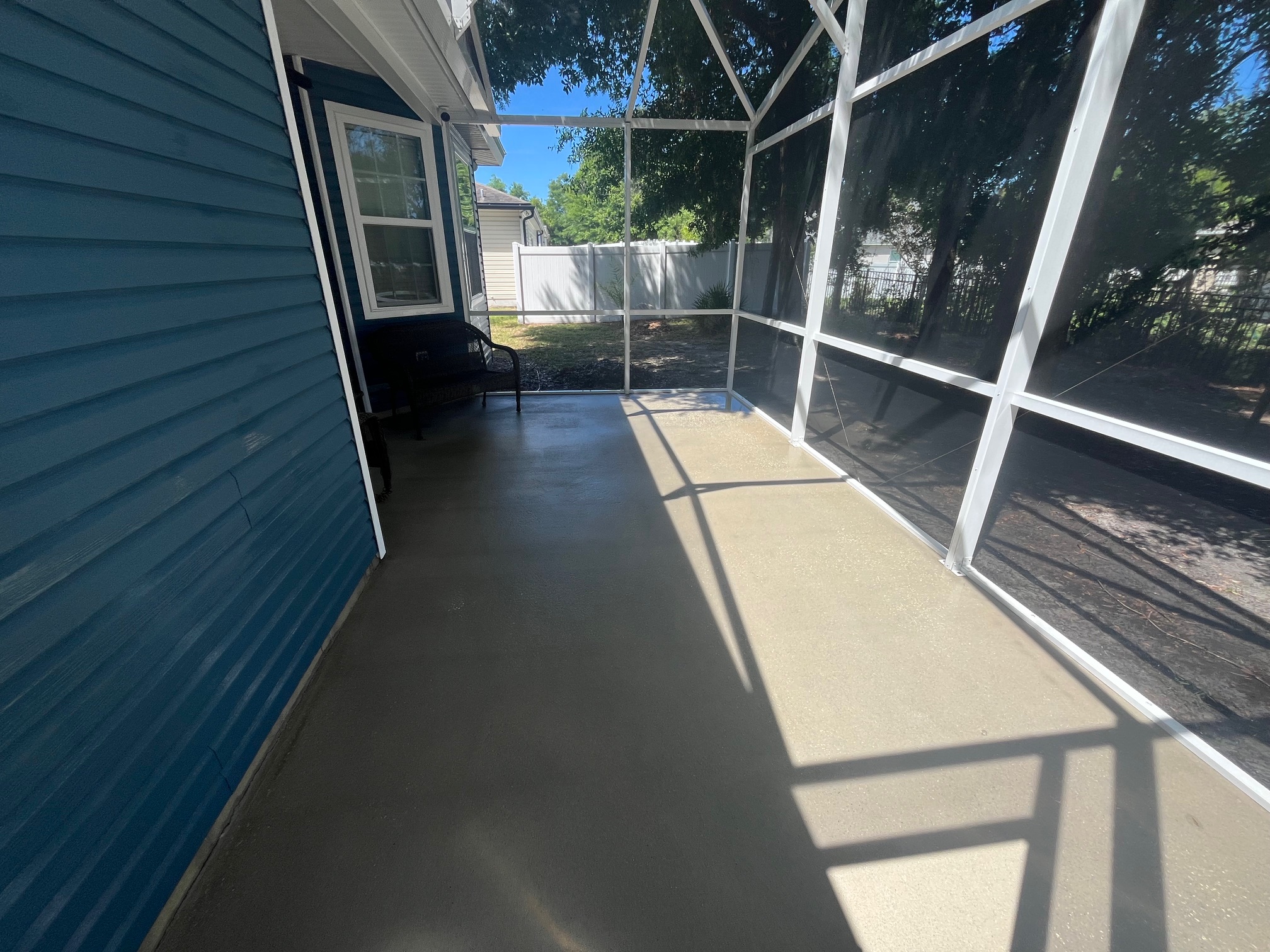 Pristine Patio Cleaning Project In DeLand, Florida