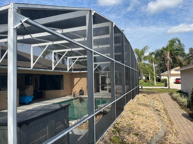 Proficient Pool Enclosure Cleaning In Port Orange, Florida