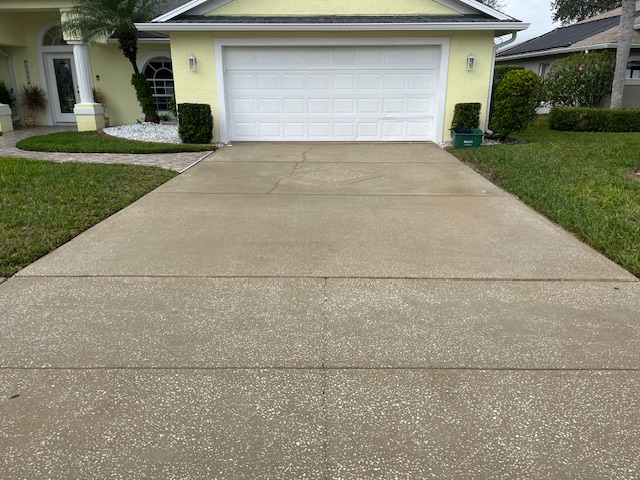 Top Tier Driveway Washing Project In Port Orange, Florida